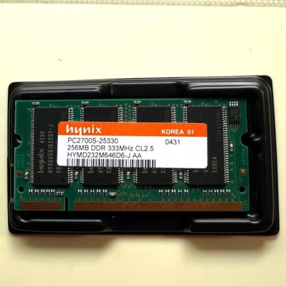 Hynix 256MB DDR PC2700 333MHZ MEMORY RAM FOR LAPTOPS 67e - Picture 1 of 4